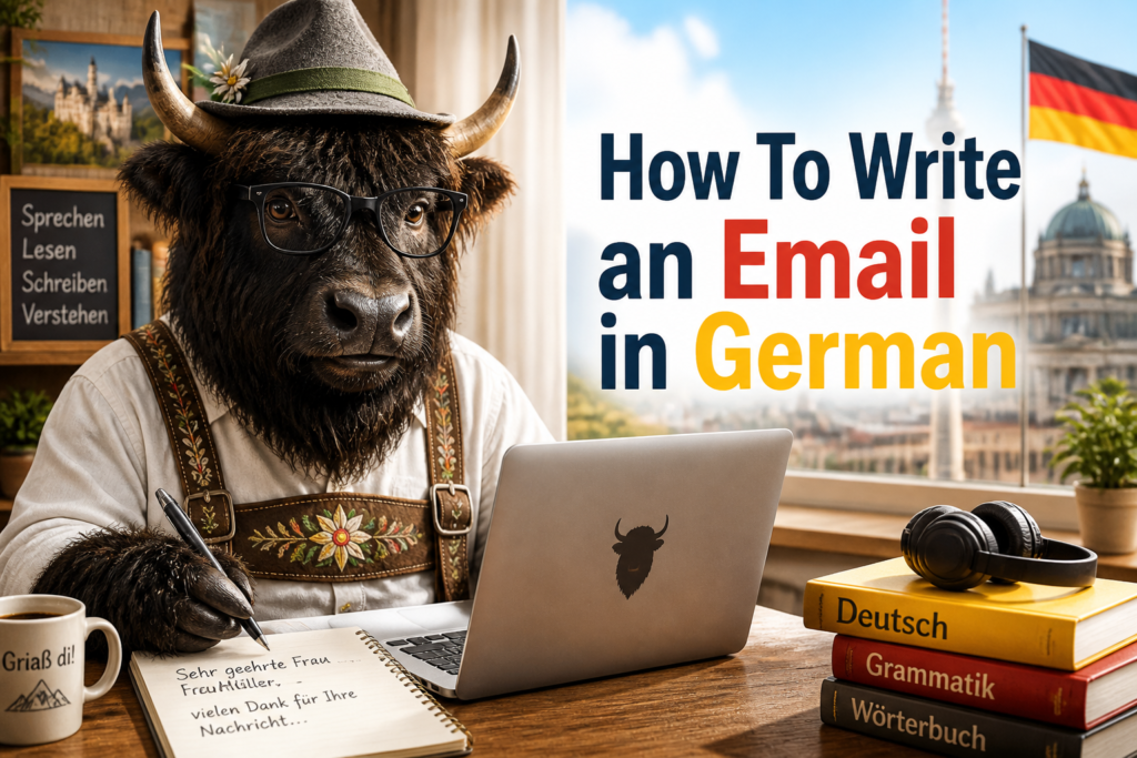 German email writing guide