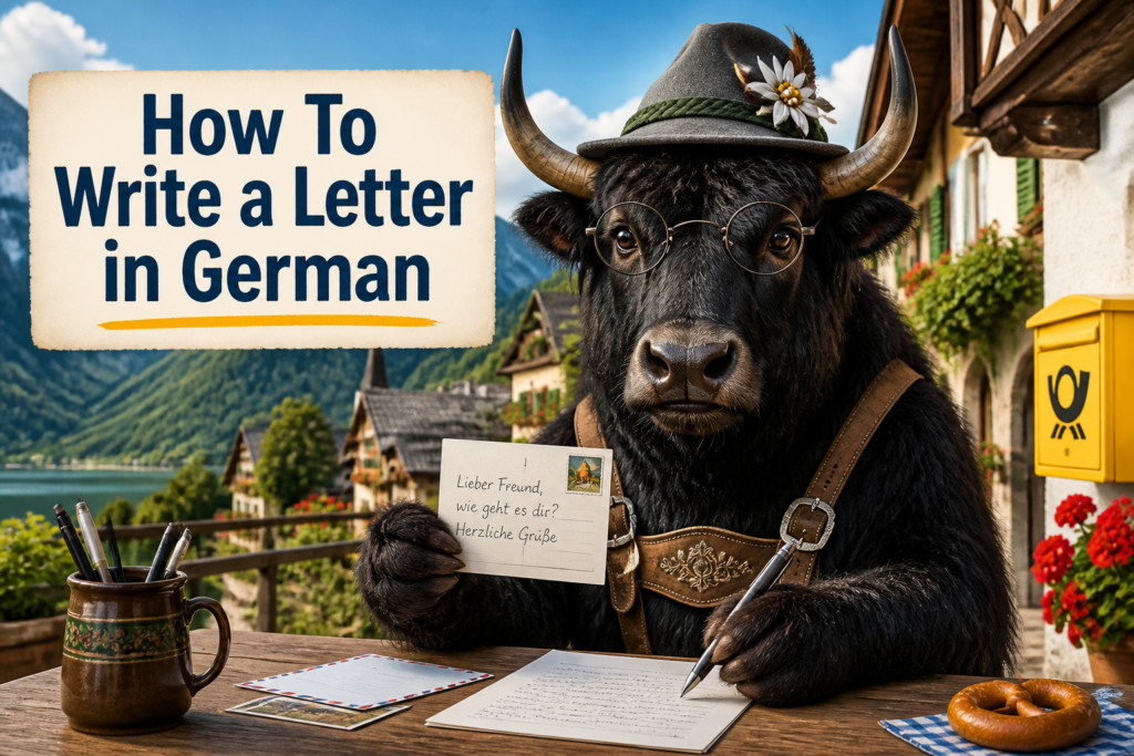 German letter writing guide