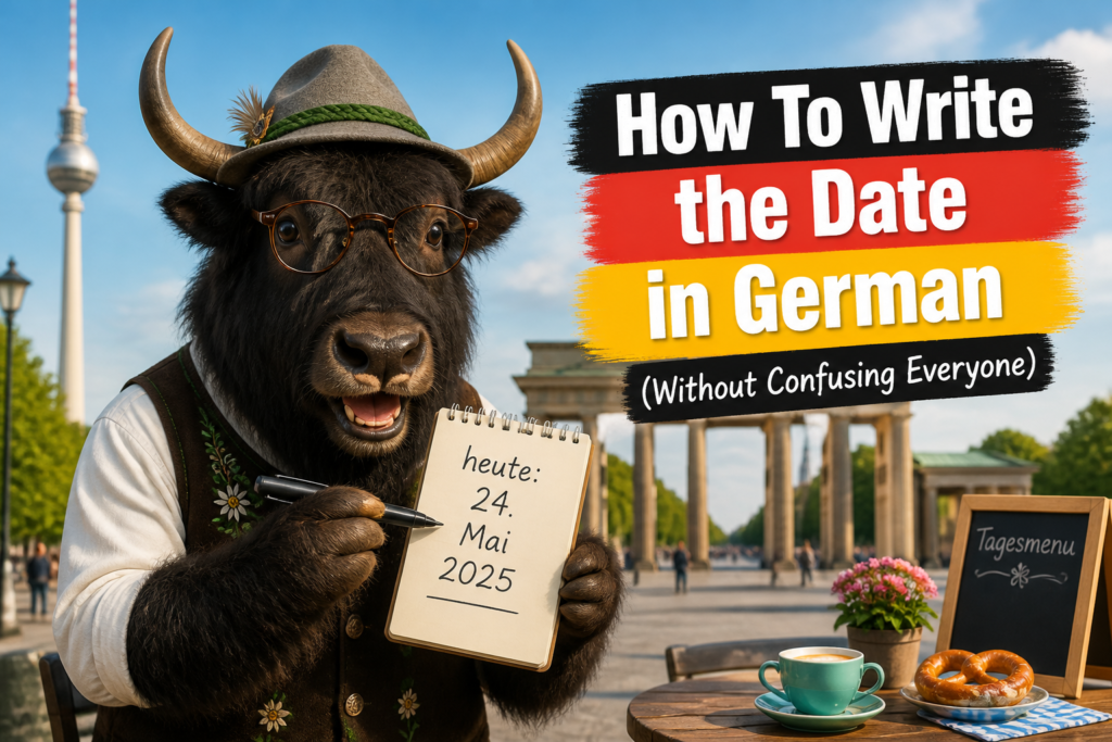 How to write dates in German