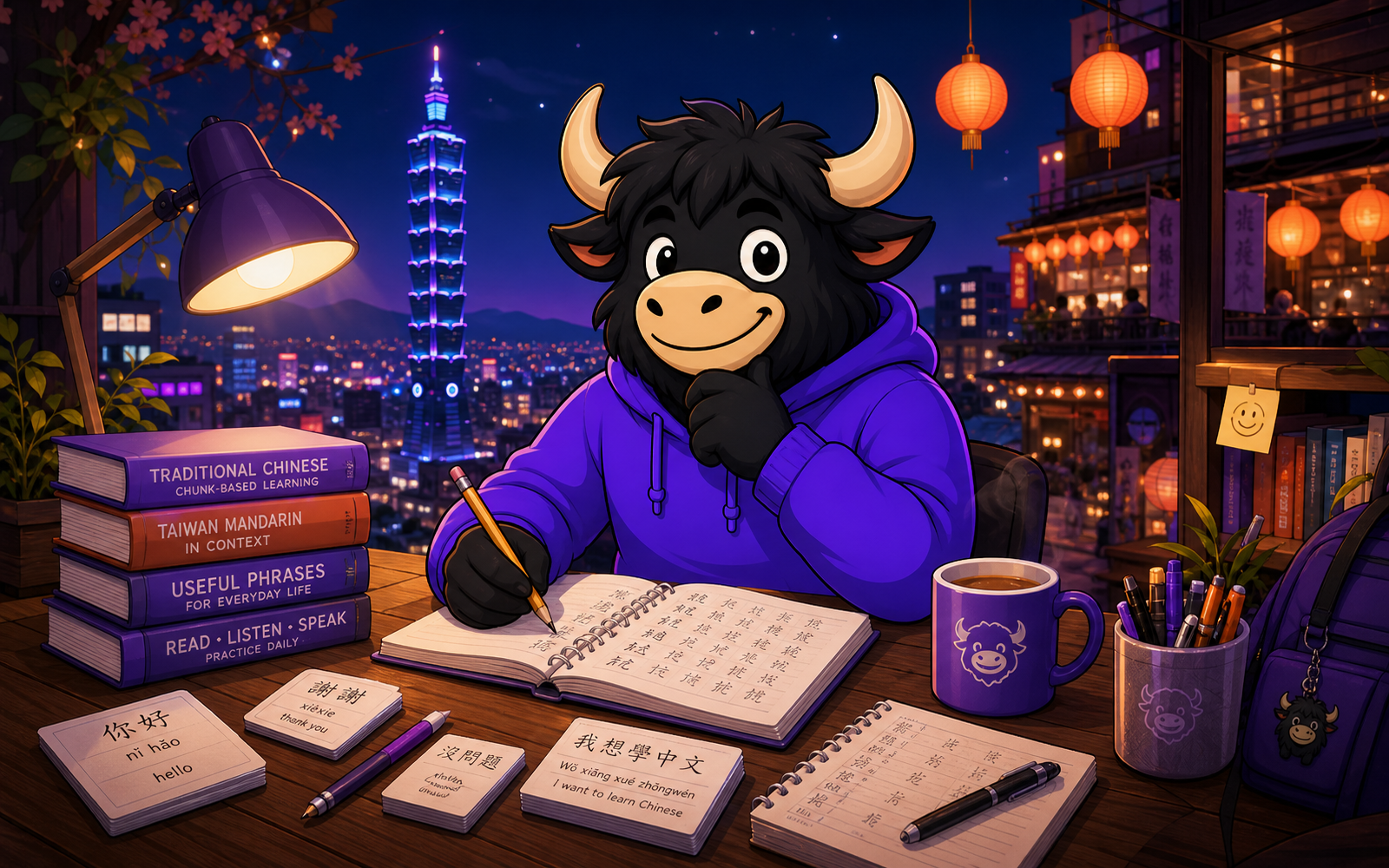 Learn Traditional Chinese with free online lessons, audio, speaking practice, and a course overview page.