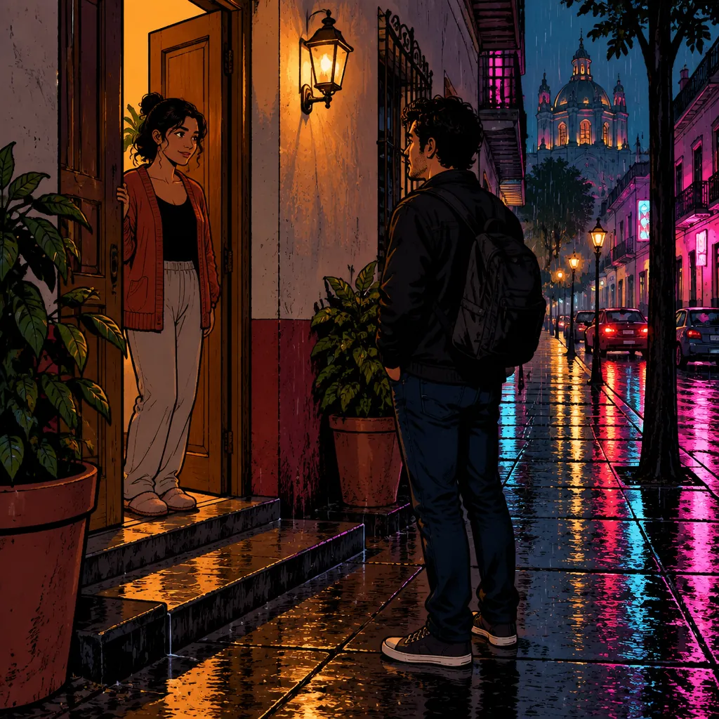 The conversation is short.