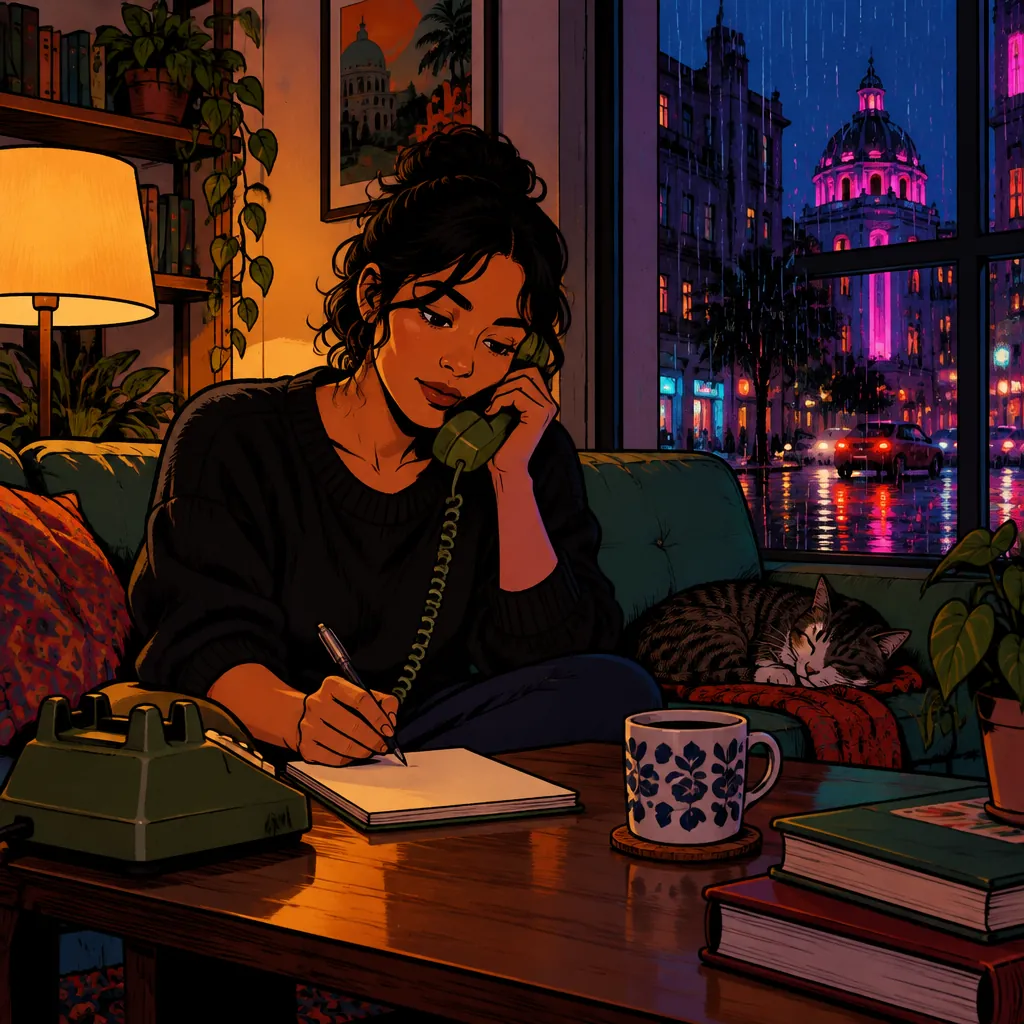 I want to leave a message, pen ready on the other end of the tone.