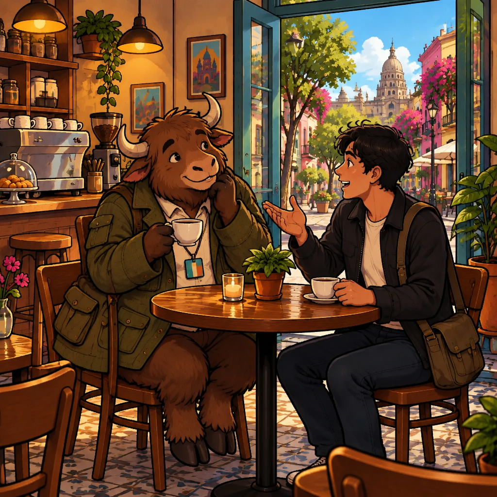 Justin asks Yako what he likes most about music.