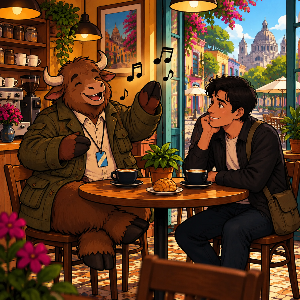 Yako answers that what he likes about music is the melody.