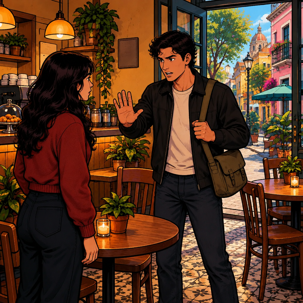 Justin firmly tells Megan that what happened was not okay.