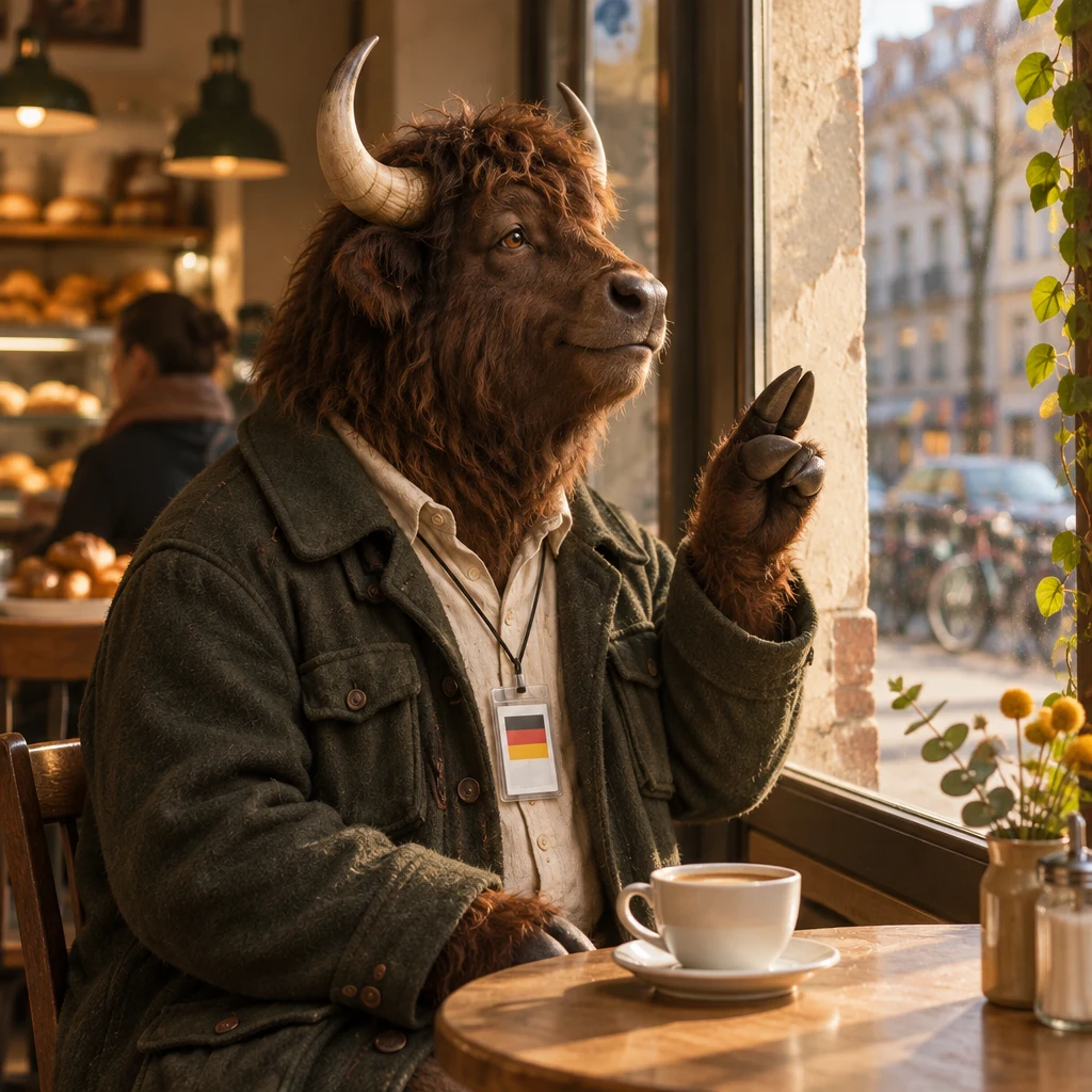 Anton turns toward the sunlit window and lifts a hoof as he recalls his first morning.