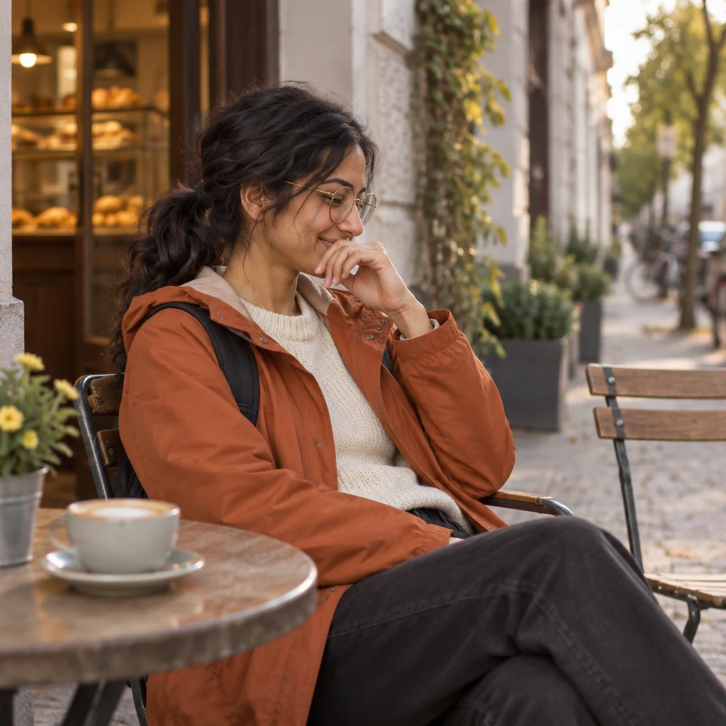 Priya leans back in a terrace chair and laughs at herself now that the mix-up seems almost funny.