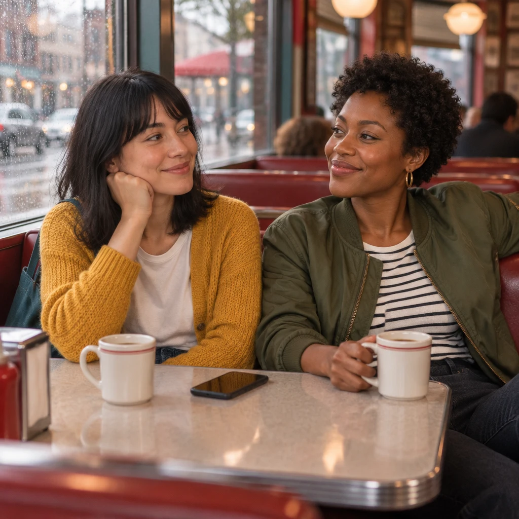 Ana and Tasha share a calmer moment after the voice memo.