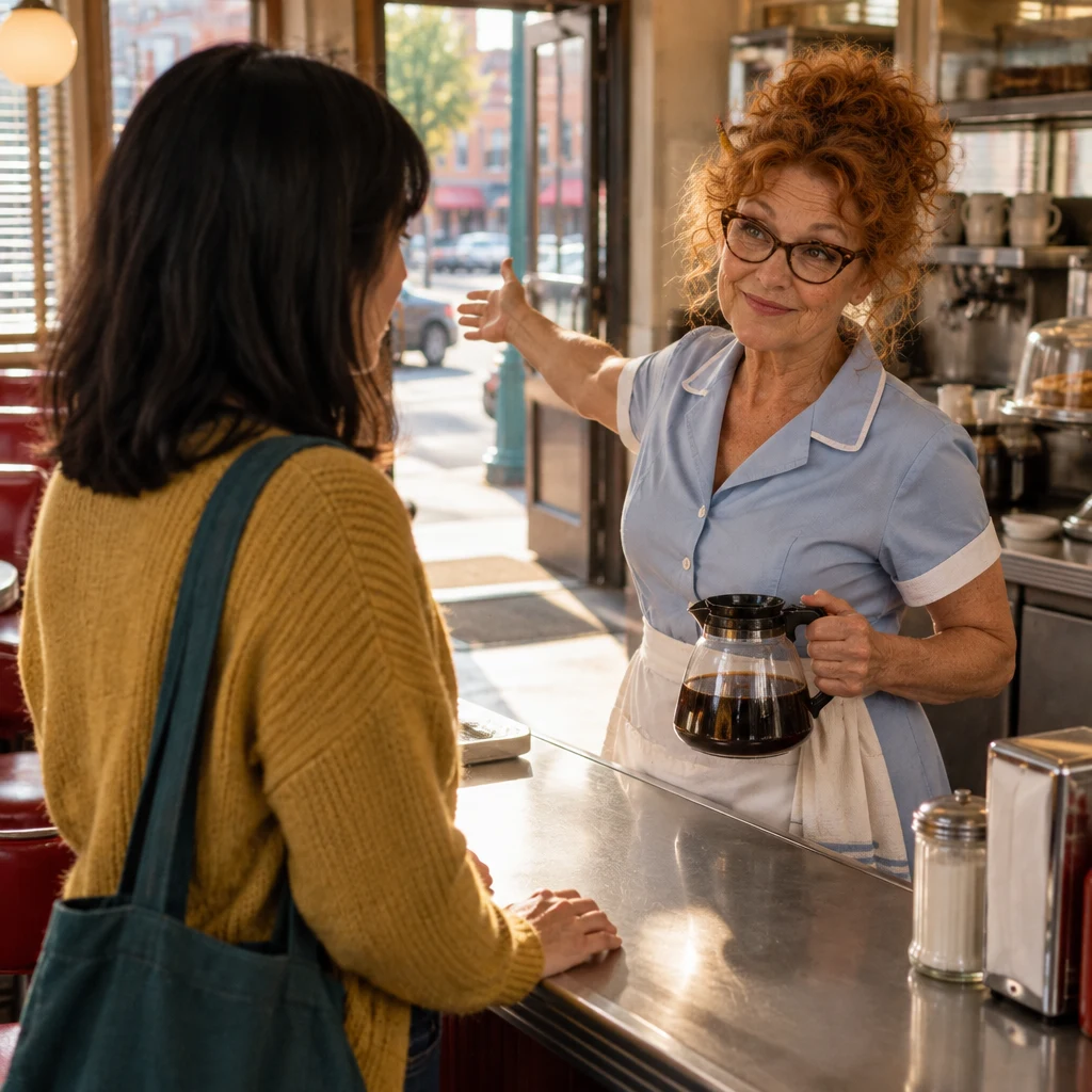 Dee directs Ana toward the original source rather than encouraging more secondhand talk.
