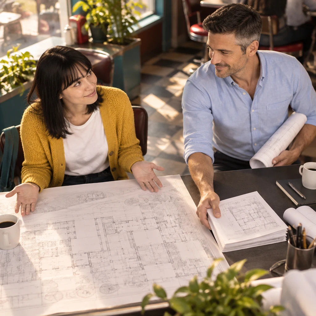 Ana acknowledges that she cannot complete the larger plan, while Marcus has the needed summary ready.