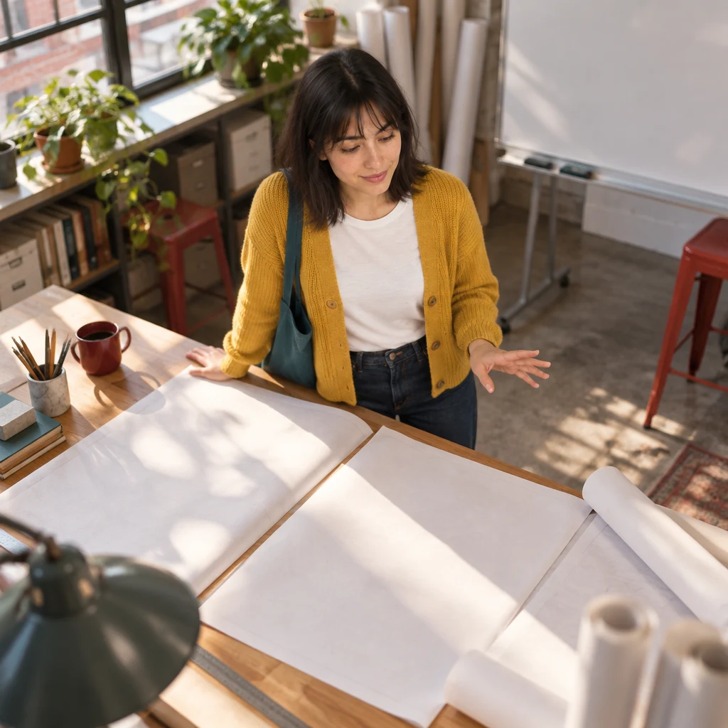 Ana looks over the unrolled plans and recognizes how little time remains.