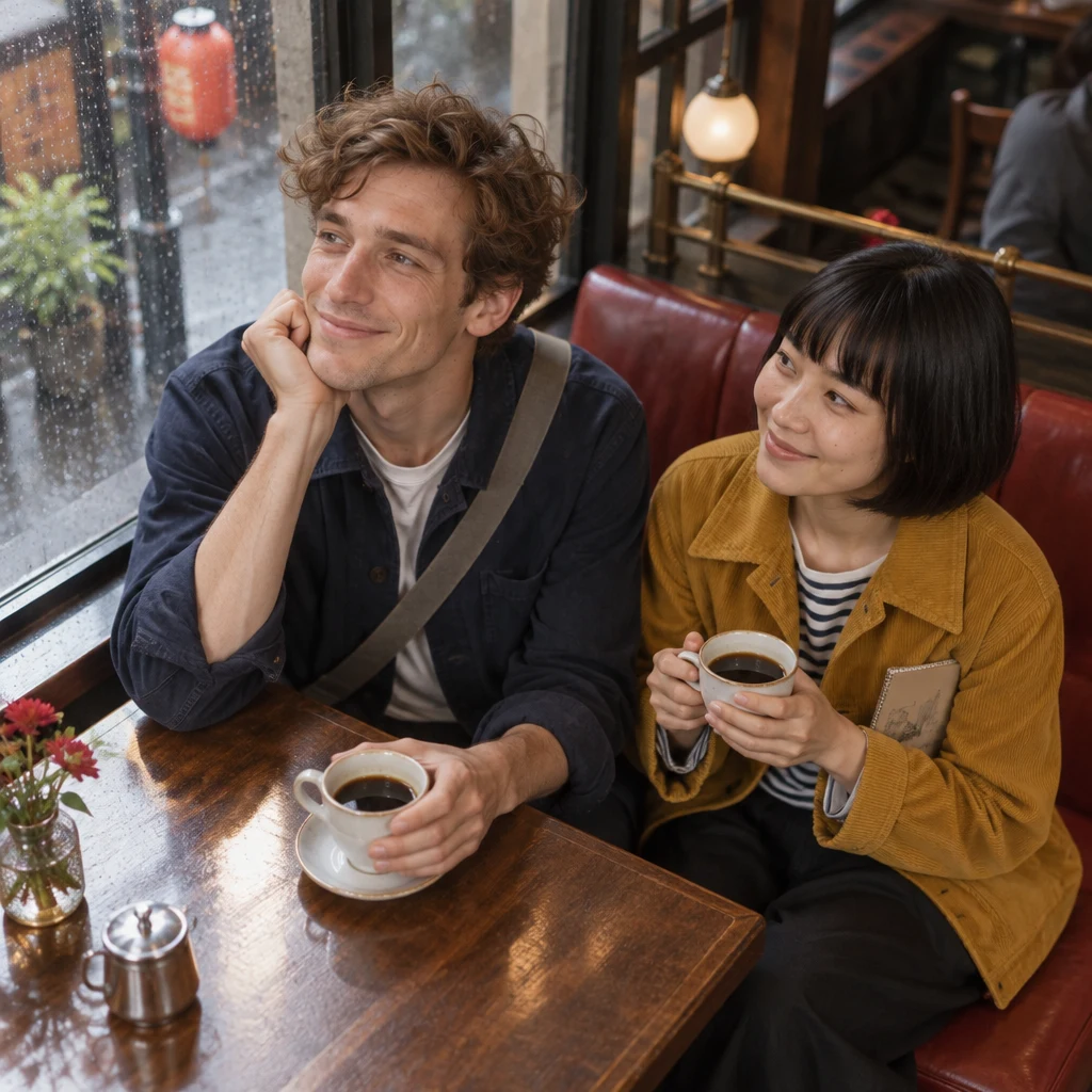 Leo thinks of Kyoto and brightens at the memory.