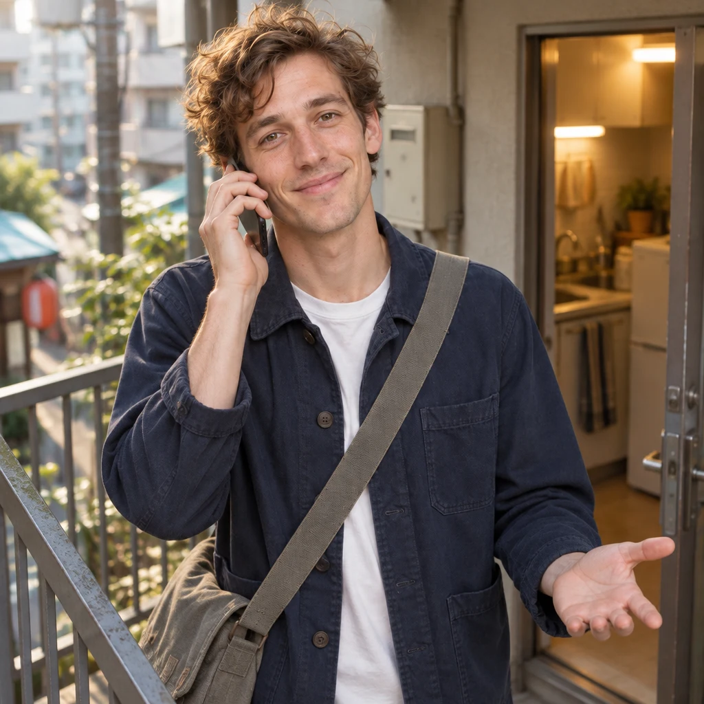 Leo politely asks for someone to come take a look.