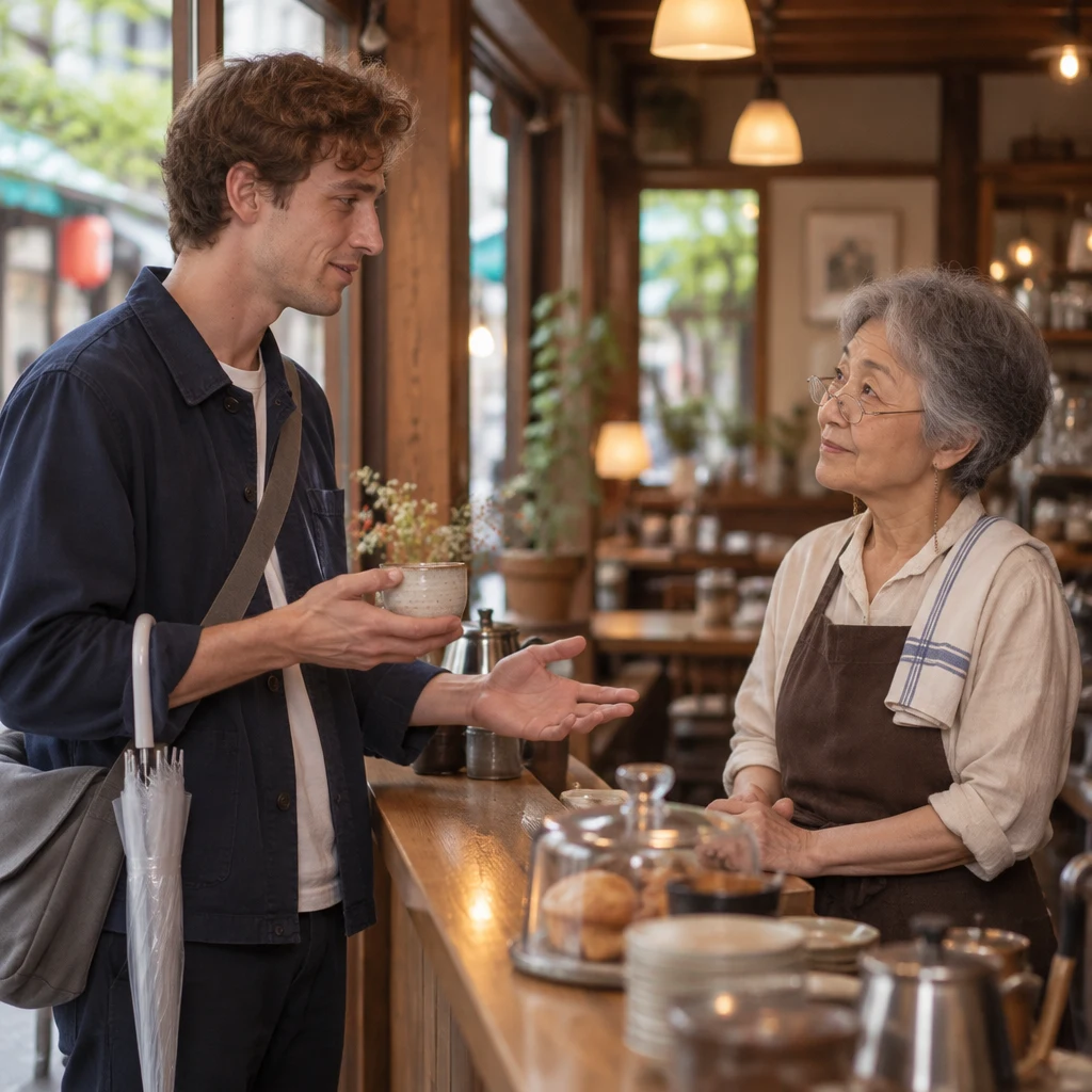 Leo asks Masako to look into the incorrect drink.