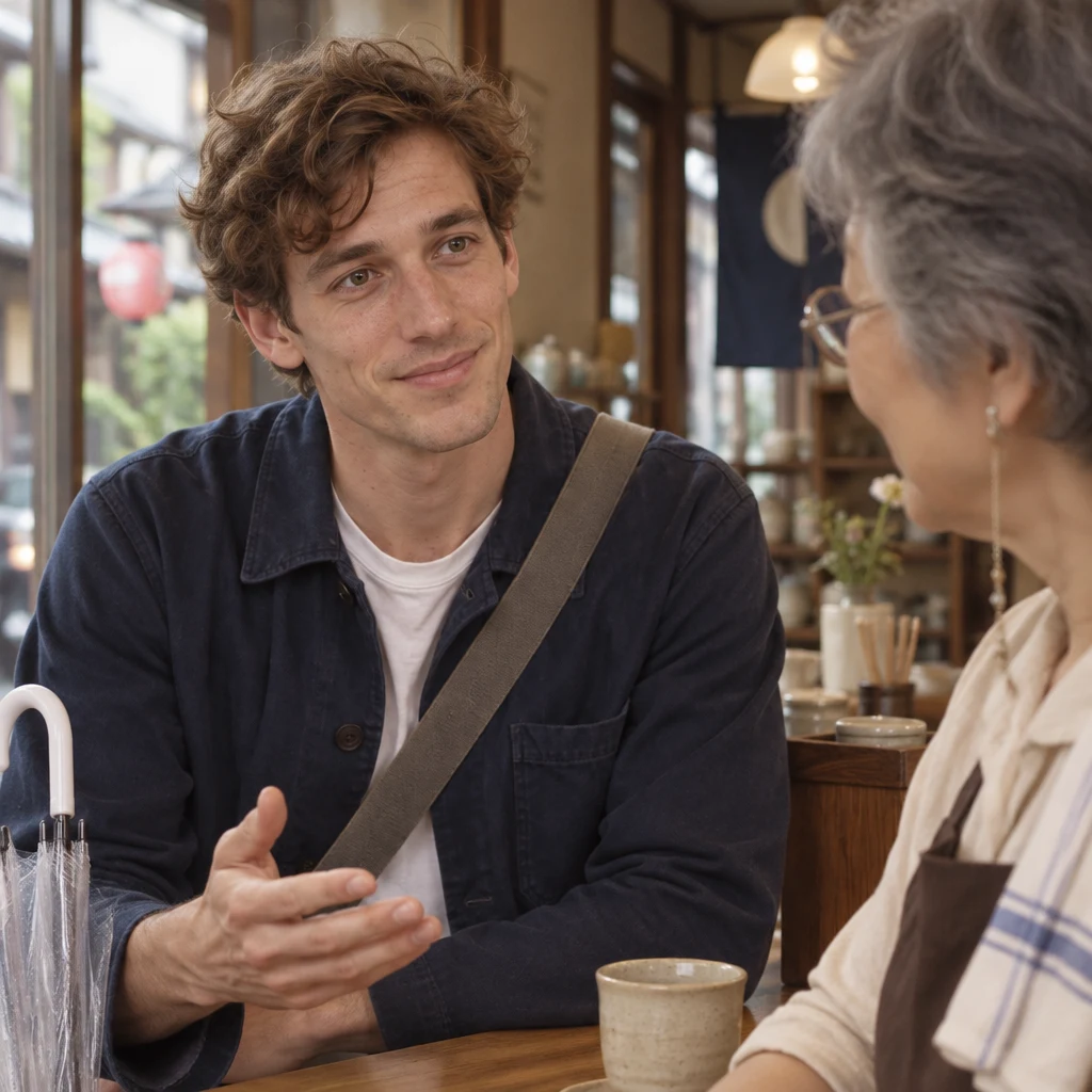 Leo reassures Masako that he is not trying to blame anyone.