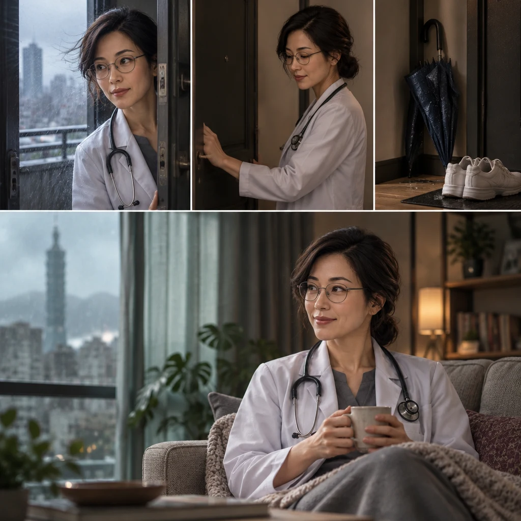 Dr. Chen starts to leave, then shuts the door and stays home for the day.