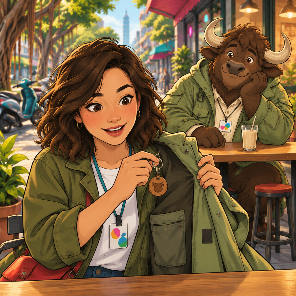 Maya finds the key tucked inside the raincoat and looks relieved.