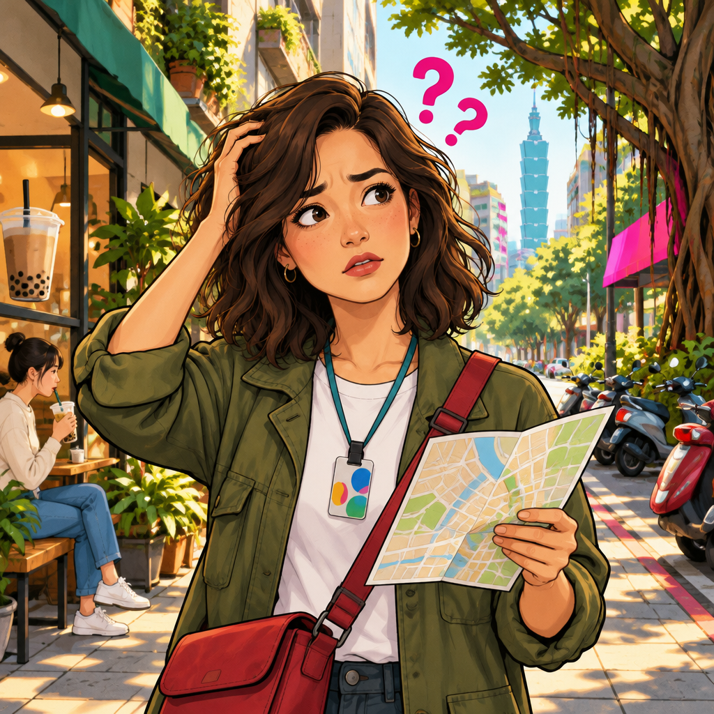 maya is the one speaking. The moment means: I'm lost.