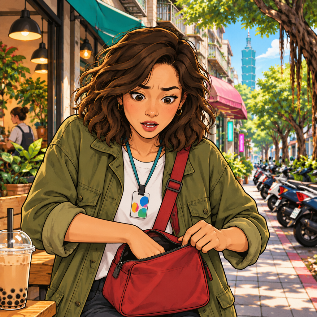 maya is the one speaking. The moment means: I forgot ___.