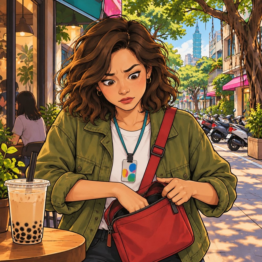 maya is the one speaking. The moment means: I can't find ___.