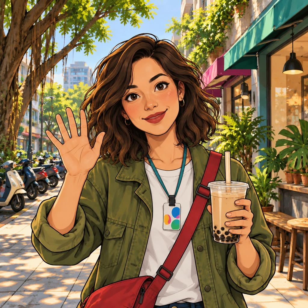 maya is the one speaking. The moment means: Hello.