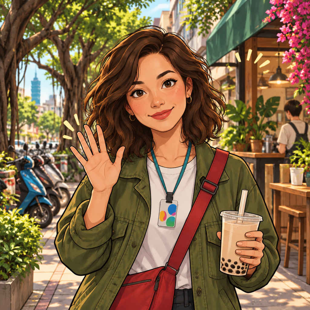 maya is the one speaking. The moment means: Hello, politely.