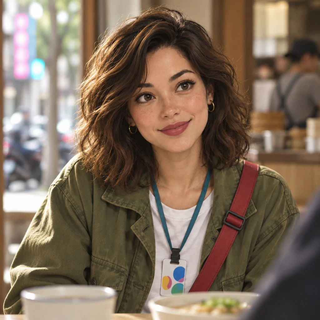 Maya nods with a small smile as she says she would like to give it a try.
