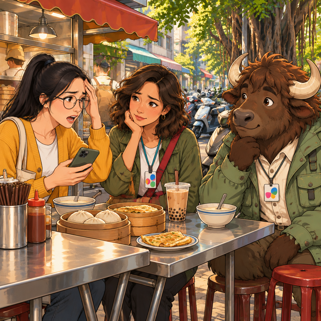 Maya listens with a tender, sorrowful expression while Yi-Jun describes the distress of the search.