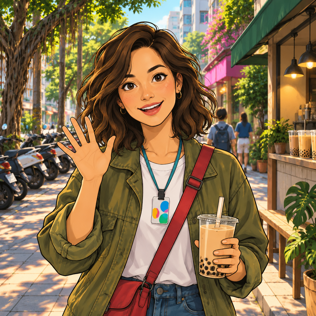 maya is the one speaking. The moment means: Hello.