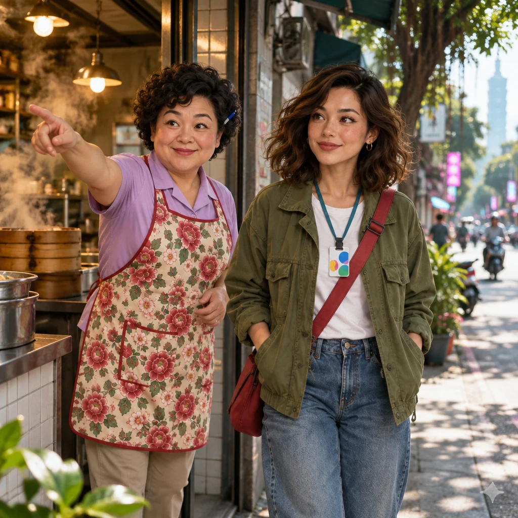 Auntie Lin has left the counter and points Maya down the lane from the open shopfront, toward a place whose owner could help.